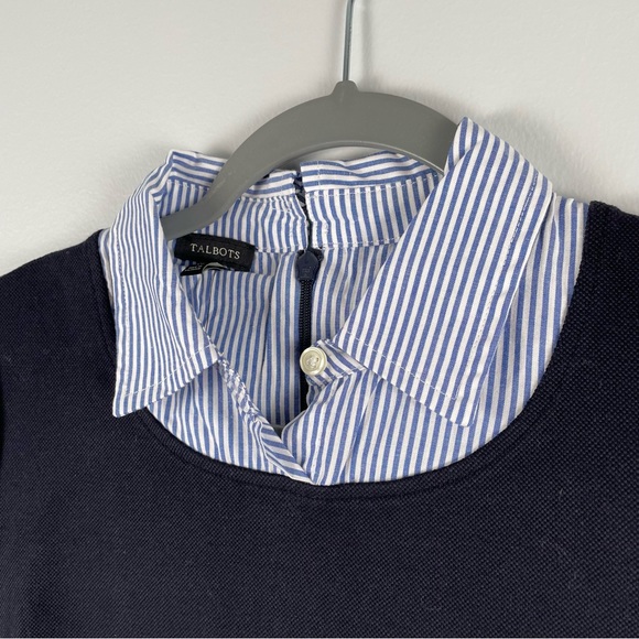 TALBOTS KNIT DRESS | NAVY | SIZE XS - Picture 4 of 6